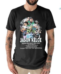 Jason Kelce 13 Years Of Eagles 2011 2024 Thank You Shirt