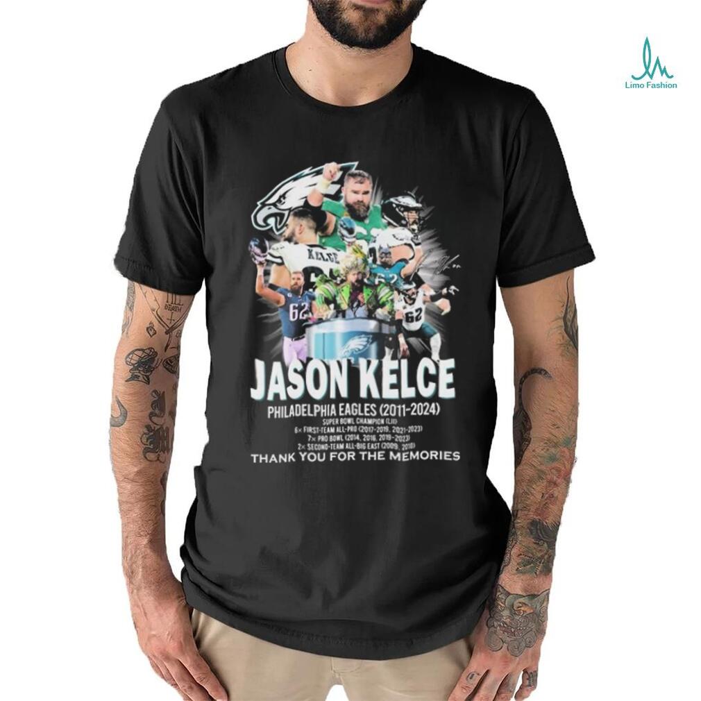 Jason Kelce 13 Years Of Eagles 2011 2024 Thank You Shirt Jason Kelce 13 Years Of Eagles 2011 2024 Thank You Shirt