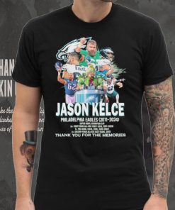 Jason Kelce Philadelphia Eagles 2011 2024 thank you for the memories shirt