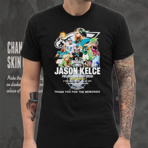 Jason Kelce Philadelphia Eagles Super Bowl Champions Cup 2011 2024 Memories Signature shirt