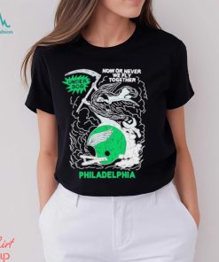 Jason Kelce Wearing Underdog Now Or Never We Fly Together Philadelphia Shirt, hoodie, sweater, long sleeve and tank top Jason Kelce Wearing Underdog Now Or Never We Fly Together Philadelphia Shirt