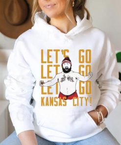 Jason Kelce let’s go Kansas City Chiefs football shirt