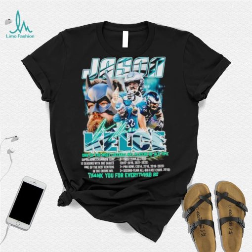 Jason Kelce one of the likeable NFL players of all time thank you for everything 62 shirt