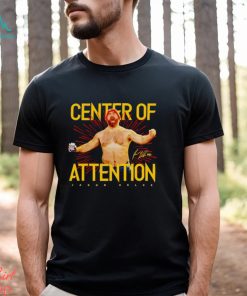 Jason Kelce shirtless center of attention signature shirt.