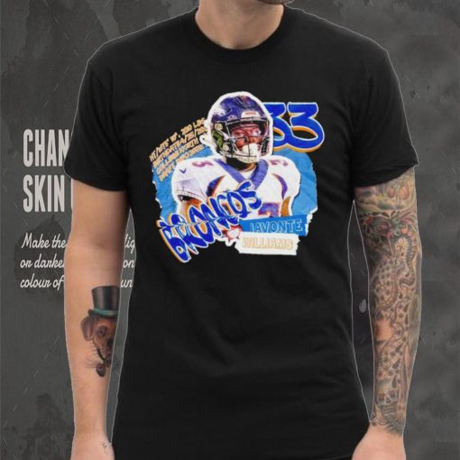 Javonte Williams Denver Broncos superstar shirt