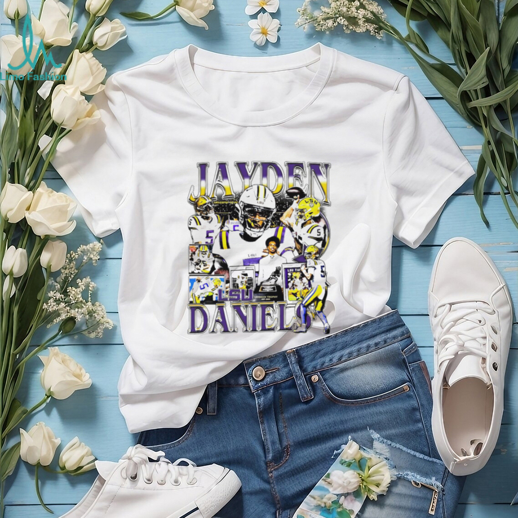 Jayden Daniels LSU Tigers graphic T shirt Jayden Daniels LSU Tigers graphic T shirt