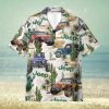 Beach Colorful Tropical Palm Tree 3D Hawaiian Shirt Holiday Gift