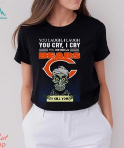 Jeff Dunham You Laugh I Laugh You Offend My Chicago Bears I Kill You Logo T Shirt