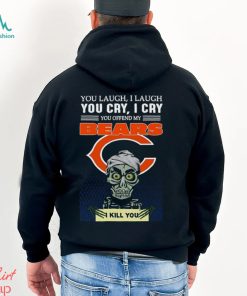 Jeff Dunham You Laugh I Laugh You Offend My Chicago Bears I Kill You Logo T Shirt
