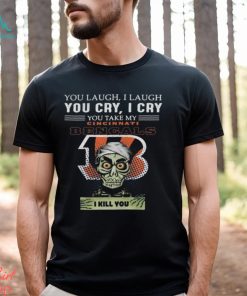 Jeff Dunham You Laugh I Laugh You Offend My Cincinnati Bengals I Kill You Logo T Shirt