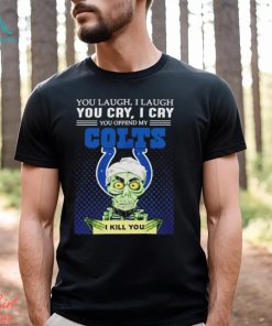Jeff Dunham You Laugh I Laugh You Offend My Indianapolis Colts I Kill You Logo T Shirt