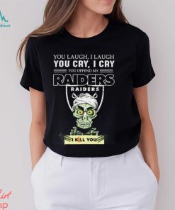 Jeff Dunham You Laugh I Laugh You Offend My Las Vegas Raiders I Kill You Logo T Shirt