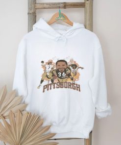 Jerome Bettis Caricature Tee Pittsburg Steelers The Bus NFL shirt
