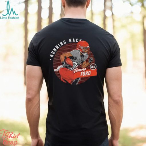 Jerome Ford Cleveland dots shirt