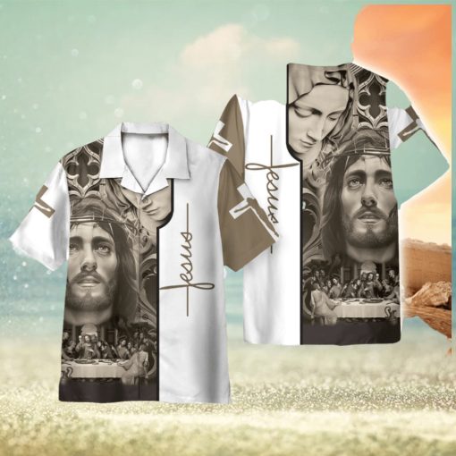 Jesus Bless America 3D Hawaiian Shirt Holiday Gift