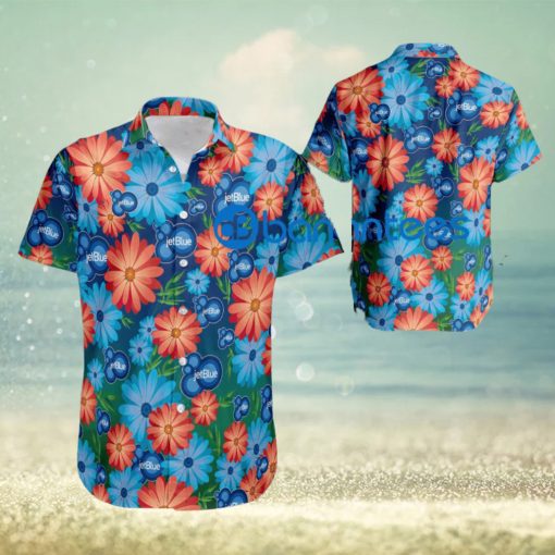 Jetblue Flower Beach Hawaiian Shirt