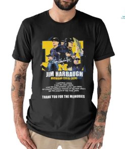 Jim Harbaugh 2015 2024 Michigan Wolverines Thank You For The Memories Shirt