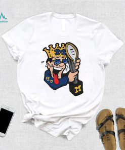 Jim harbaugh Michigan Wolverines Champions trophy funny shirt