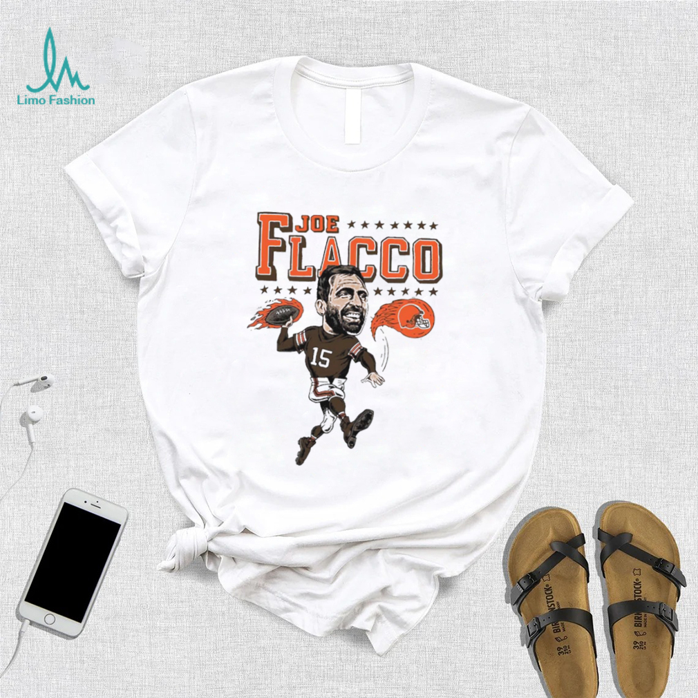 Joe Flacco Browns Homage Caricature Player Shirt Joe Flacco Browns Homage Caricature Player Shirt
