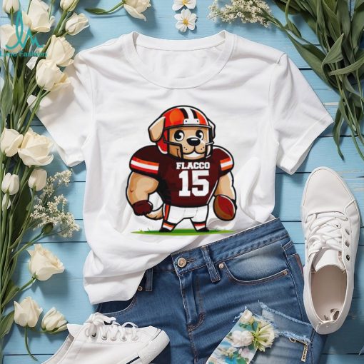 Joe Flacco Cleveland Browns dog shirt