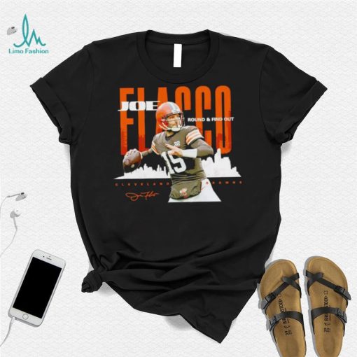 Joe Flacco Cleveland Browns round and find out shirt