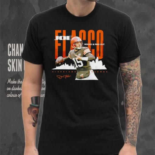 Joe Flacco Cleveland Browns round and find out shirt