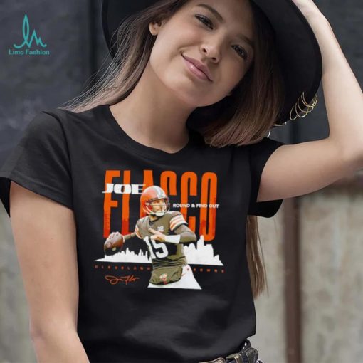 Joe Flacco Cleveland Browns round and find out shirt