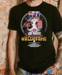 Joe Mauer Minnesota Twins 2004 2018 2024 Baseball Hall of Fame shirt