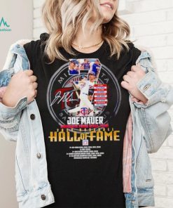 Joe Mauer Minnesota Twins 2004 2018 2024 Baseball Hall of Fame shirt
