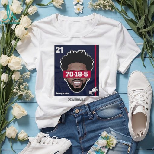 Joel Embiid Dearbball Record Night 70 Pts Shirt