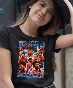 Joel Embiid Philadelphia 76ers Sixers basketball poster graphic shirt