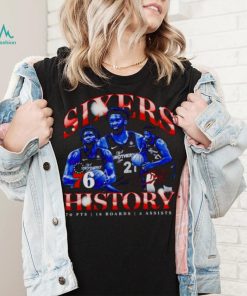 Joel Embiid Philadelphia 76ers sixers history shirt