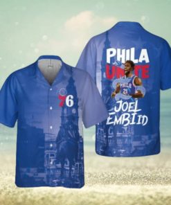 Joel Embiid Stars Player Philadelphia 76Ers Print 3D Hawaiian Shirt