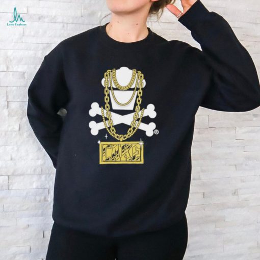 Johnny Cupcakes chain crossbones shirt