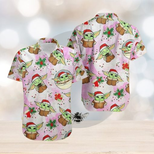 Jolly Jedi Baby Yoda Xmas Classic Hawaiian Shirts Spreading Holiday Cheer