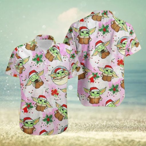 Jolly Jedi Baby Yoda Xmas Classic Hawaiian Shirts Spreading Holiday Cheer