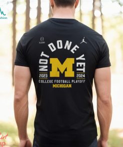 Jordan University of Michigan Wolverines College Football Playoff 2024 Navy Bound T Shirt
