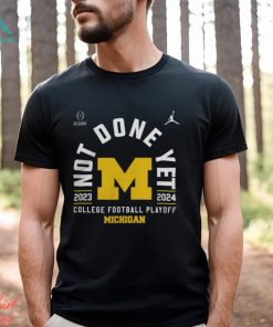 Jordan University of Michigan Wolverines College Football Playoff 2024 Navy Bound T Shirt