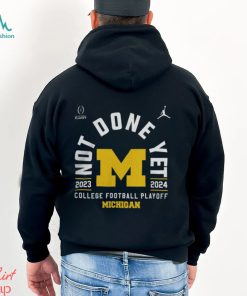 Jordan University of Michigan Wolverines College Football Playoff 2024 Navy Bound T Shirt