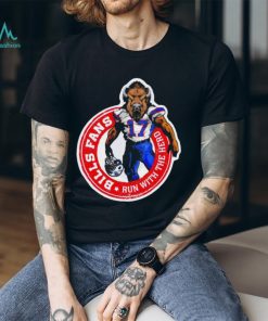 Josh Allen Bills fan run with the herd shirt