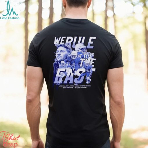 Josh Allen Buffalo we rule the East shirt