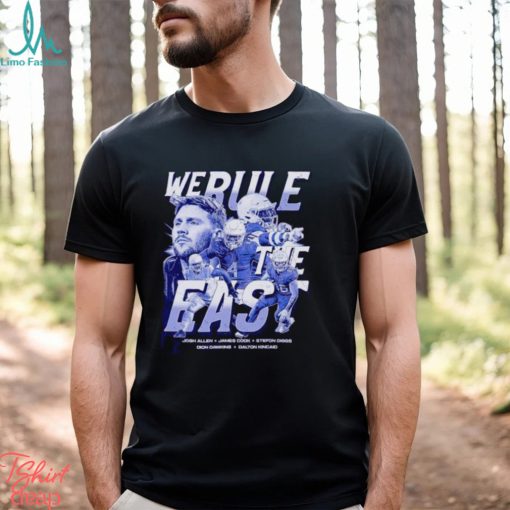 Josh Allen Buffalo we rule the East shirt