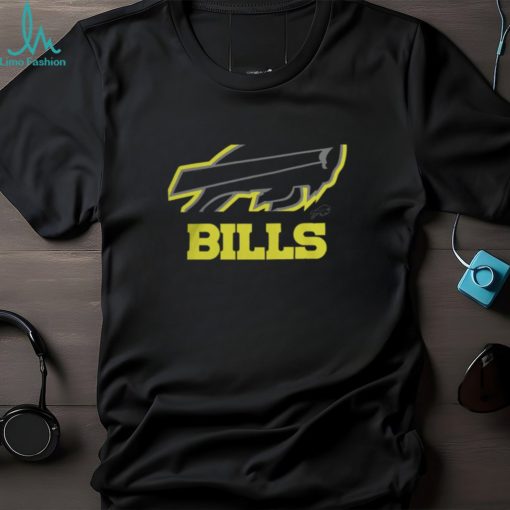 Josh Allen Wearing Bills Volt Shirt Buffalo Bills