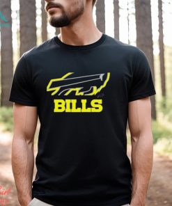 Josh Allen Wearing Buffalo Bills Volt shirt