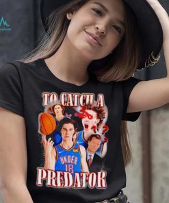 Josh Giddey to catch a Predator shirt