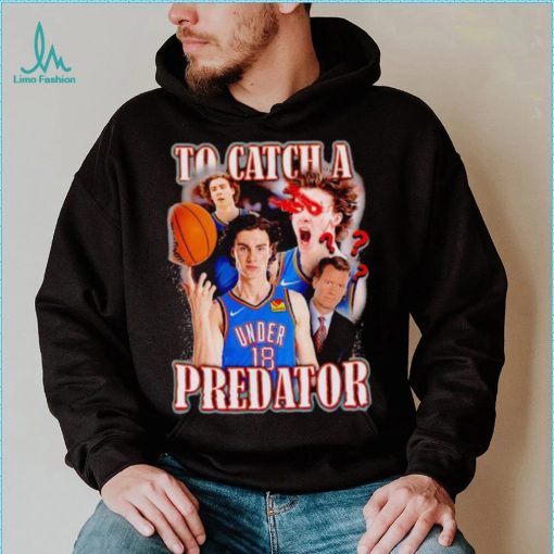Josh Giddey to catch a Predator shirt