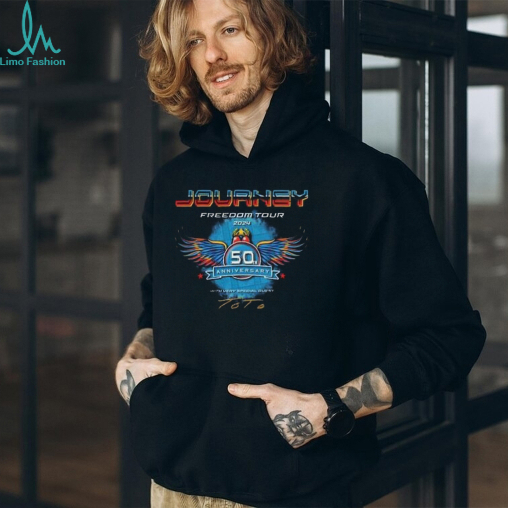 Journey 2024 Tour Freedom T Shirt Toto Concert Shirt Fans Music Band Journey 2024 Tour Freedom T Shirt Toto Concert Shirt Fans Music Band