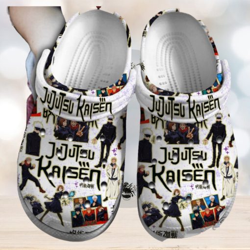 Jujutsu Kaisen Crocs Jujutsu Kaisen Characters Classic Clogs Manga Gift For Fans Tv Series Crocs Crocband Shoes Comfortable For Mens Womens Gojo Crocs