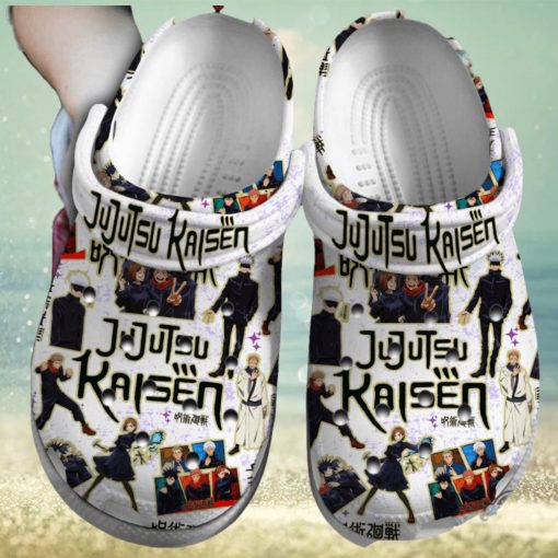 Jujutsu Kaisen Crocs Jujutsu Kaisen Characters Classic Clogs Manga Gift For Fans Tv Series Crocs Crocband Shoes Comfortable For Mens Womens Gojo Crocs