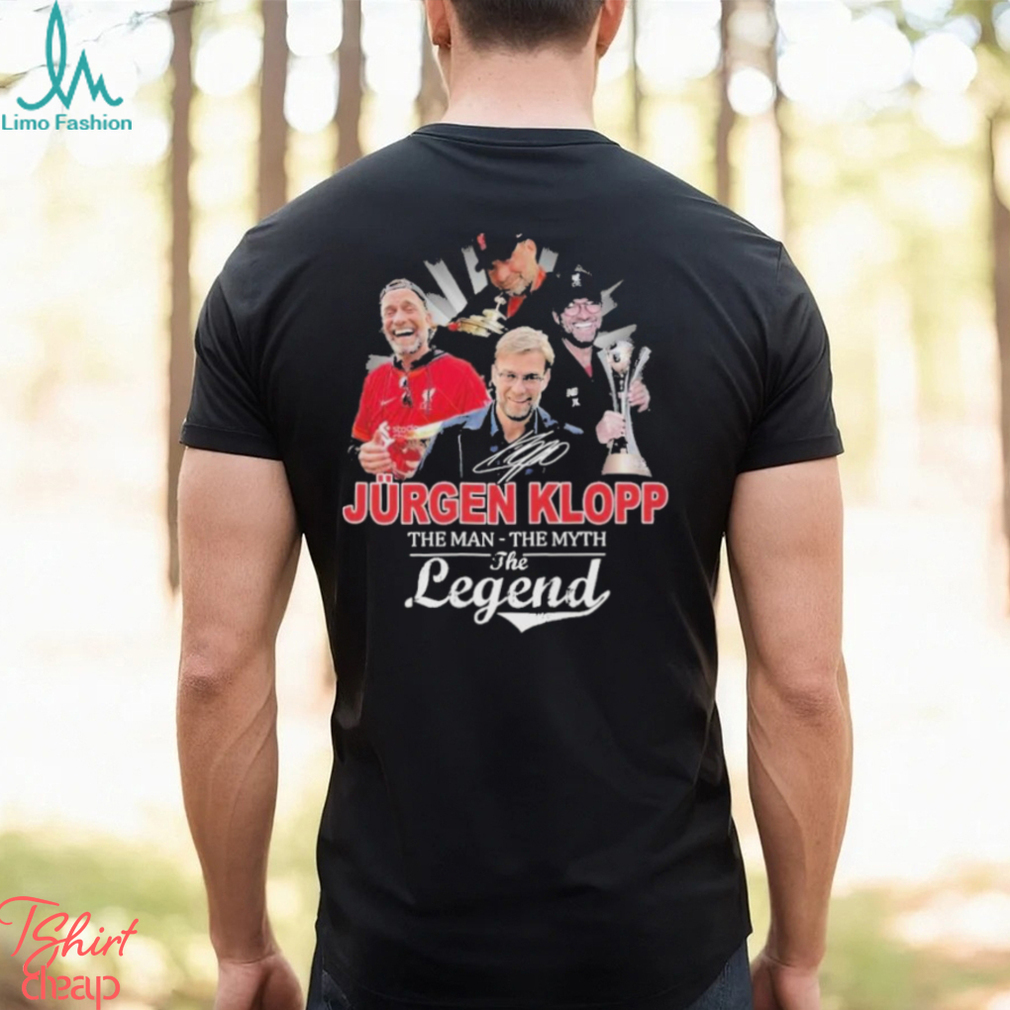 Jurgen Klopp Tha Man The Myth The Legend Signature Shirt Jurgen Klopp Tha Man The Myth The Legend Signature Shirt